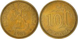 World Coins - Coin, Finland, 10 Pennia, 1981, , Aluminum-Bronze, KM:46