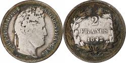 World Coins - France, 2 Francs, Louis-Philippe, 1842, Rouen, Silver, , KM:743.2
