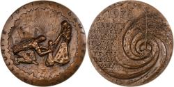 World Coins - France, Medal, Sécurité Sociale dans les Mines, 1978, Bronze, Dieudonné