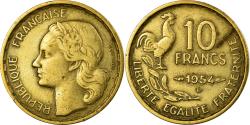 World Coins - Coin, France, Guiraud, 10 Francs, 1954, Beaumont - Le Roger,