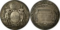 World Coins - France, Medal, Compagnie Générale Transatlantique, Services Postaux, Shipping