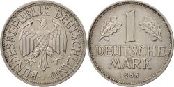 World Coins - Coin, GERMANY - FEDERAL REPUBLIC, Mark, 1955, Hamburg, , Copper-nickel