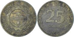 World Coins - Philippines, 25 Sentimos, 1995