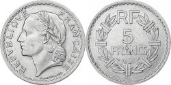 World Coins - France, 5 Francs, Lavrillier, 1946, Paris, Aluminum, , Gadoury:766