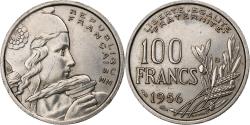 World Coins - France, 100 Francs, Cochet, 1956, Beaumont-Le-Roger, Copper-nickel,