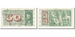 World Coins - Banknote, Switzerland, 50 Franken, 1957-10-04, KM:47b, VG(8-10)