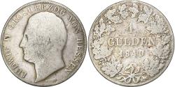 World Coins - Germany, Grand duchy of Hessen-Darmstadt, Ludwig II, 1 Gulden, 1840, Silver
