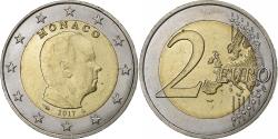 World Coins - Monaco, Albert II, 2 Euro, 2017, Monnaie de Paris, Bi-Metallic,