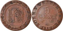 World Coins - Coin, German States, WESTPHALIA, Jerome, 5 Centimes, 1812, Cassel,