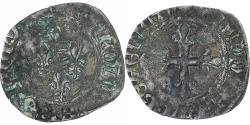 World Coins - France, Charles VI, Florette, 1380-1422, Angers, Billon, , Duplessy:387