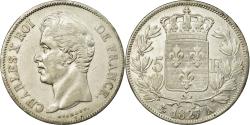 World Coins - Coin, France, Charles X, 5 Francs, 1827, Paris, , Silver, Gadoury:644