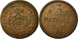 World Coins - Coin, German States, MAINZ, Johann Friedrich Karl, 3 Pfennig, Dreier, 1759