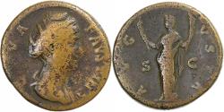 Ancient Coins - Diva Faustina I, Sestertius, 141, Rome, Bronze, , RIC:1120
