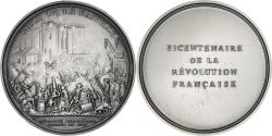 World Coins - France, Medal, Révolution Française, Siège de la Bastille, History, Andrieu