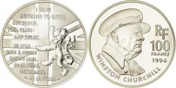 World Coins - Coin, France, Churchill, 100 Francs, 1994, BE, , Silver, KM:1037