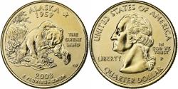 Us Coins - United States, Quarter, Quarter Dollar, 2007, U.S. Mint, Alaska 1959