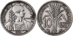 World Coins - FRENCH INDO-CHINA, 10 Cents, 1939, Paris, Magnetic, Nickel,