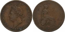 World Coins - Great Britain, George IV, Farthing, 1826, Copper, , KM:697
