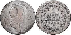 World Coins - Coin, German States, PRUSSIA, Friedrich Wilhelm III, 1/6 Thaler, 1812,