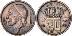 World Coins - Coin, Belgium, 20 Centimes, 1957, , Bronze, KM:146
