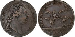World Coins - France, Token, Louis XV, Extraordinaire des Guerres, 1771, Copper,