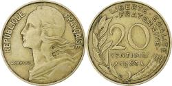 World Coins - France, 20 Centimes, Marianne, 1963, Paris, Aluminum-Bronze, , KM:930
