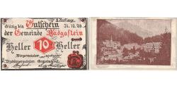 World Coins - Austria, Bad Gastein, 10 Heller, paysage 1920-12-31, UNC(63), Mehl:FS 75IIa