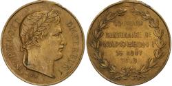 World Coins - France, Token, Souvenir du Centenaire de Napoléon Ier, 1869, Brass, Souvenir du