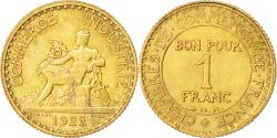 World Coins - Coin, France, Chambre de commerce, Franc, 1922, , Aluminum-Bronze