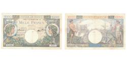World Coins - France, 1000 Francs, Commerce et Industrie, 1940, Z.1438, EF(40-45)