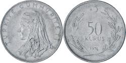 World Coins - Turkey, 50 Kurus, 1976