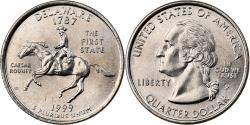 Us Coins - United States, Quarter, Quarter Dollar, 1999, U.S. Mint, Delaware 1787