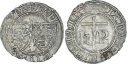 World Coins - Coin, France, Henri VI, Petit Blanc aux Ecus, 1423-1453, Paris,
