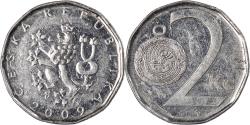 World Coins - Coin, Czech Republic, 2 Koruny, 2009
