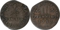 World Coins - German States, Chapitre de la Cathédrale de Münster, 3 Pfenning, 1759