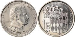 World Coins - Coin, Monaco, Rainier III, Franc, 1975, , Nickel, KM:140, Gadoury:MC