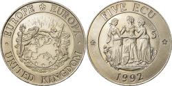 World Coins - United Kingdom , Medal, 5 Ecu, Europa, 1992, , Copper-nickel
