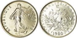 World Coins - Coin, France, Semeuse, 5 Francs, 1980, Paris, , Nickel Clad