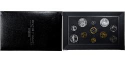 World Coins - France, Coffret 1 c. à 100 frs., 1990, Monnaie de Paris, FDC,