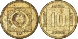 World Coins - Coin, Yugoslavia, 10 Dinara, 1988