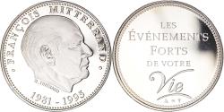 World Coins - France, Medal, Les événements forts de votre vie, François Mitterrand