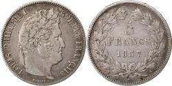 World Coins - Coin, France, Louis-Philippe, 5 Francs, 1837, Lille, , Silver