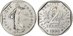 World Coins - Coin, France, Semeuse, 2 Francs, 1998, Paris, BU, , Nickel, KM:942.1