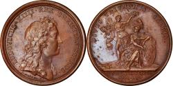 World Coins - France, Medal, Louis XIV, Capture of fourteen towns, 1654, Bronze, Mauger