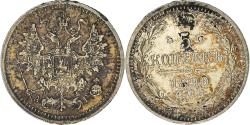 World Coins - Coin, Russia, Nicholas II, 5 Kopeks, 1890, Saint-Petersburg, , Silver