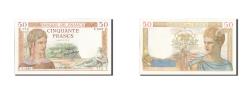World Coins - Banknote, France, 50 Francs, 50 F 1934-1940 ''Cérès'', 1935, 1935-06-06
