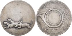 World Coins - France, Medal, Société Canine Maine-Anjou-Touraine, Chiens, Silvered bronze