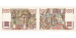 World Coins - France, 100 Francs, Jeune Paysan, 1947-07-17, P.592, AU(55-58)