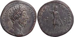 Ancient Coins - Marcus Aurelius, Sestertius, 164-165, Rome, Bronze, , RIC:898