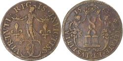 World Coins - France, Token, Charles IX, Minerve, 1563, , Brass, Feuardent:11673